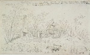 A Ruined Cottage at Capel, Suffolk, 1796 by John Constable